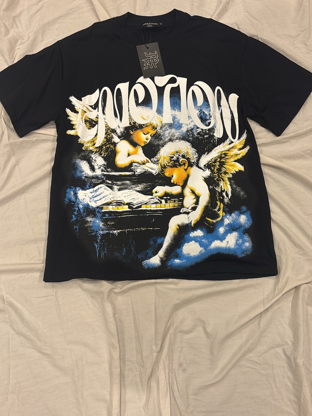 Men’s Graphic Angel Tee - Black
